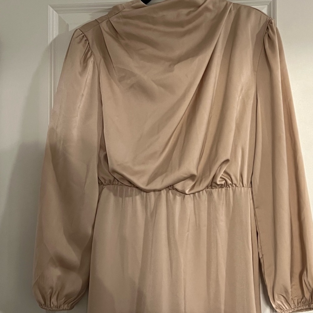 Elegant Tan Women's Dress